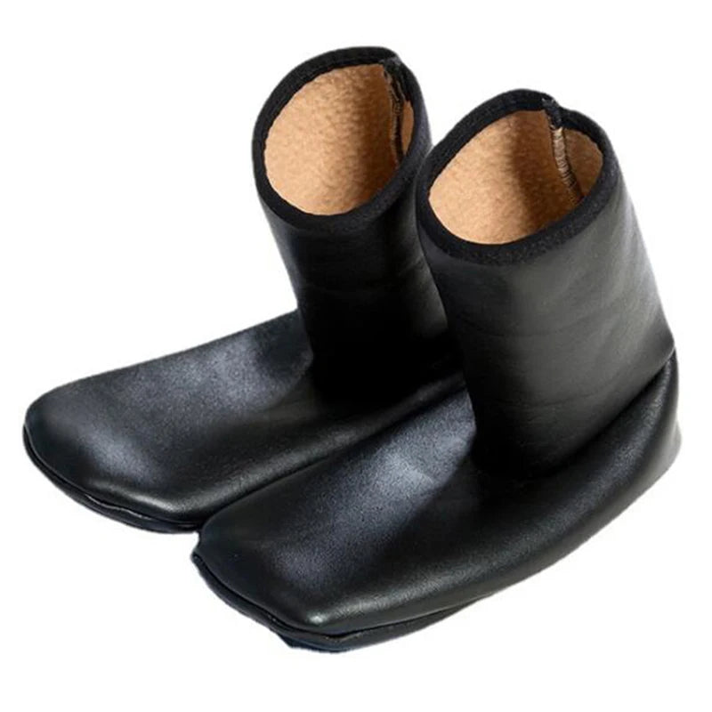 Gebetssocken Hochwertige warme PU-Plüschsocken Ledersocken Kinder Unisex Allgemeine Bodensocken Teppichsocken