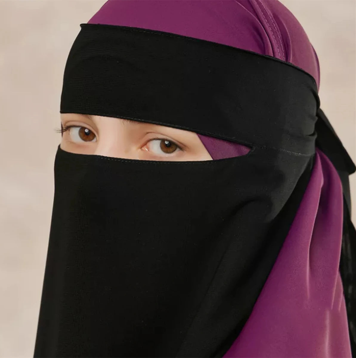 Niqab, neue Gesichtsbedeckung mit Perlen, muslimisches Gebet, Khimar, Niqab, Gesichtsbedeckung für Frauen