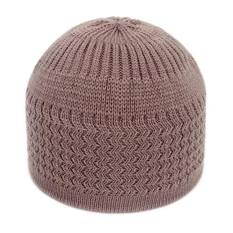 Gestrickte Muslimische Männer Gebetshüte Islamische Mütze Herren