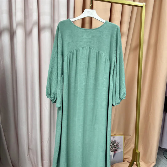 Abaya Muslimische Frauen Lang Gebet Kaftan Kleider für Kleidung Mode Schwarz Grün Kaftan