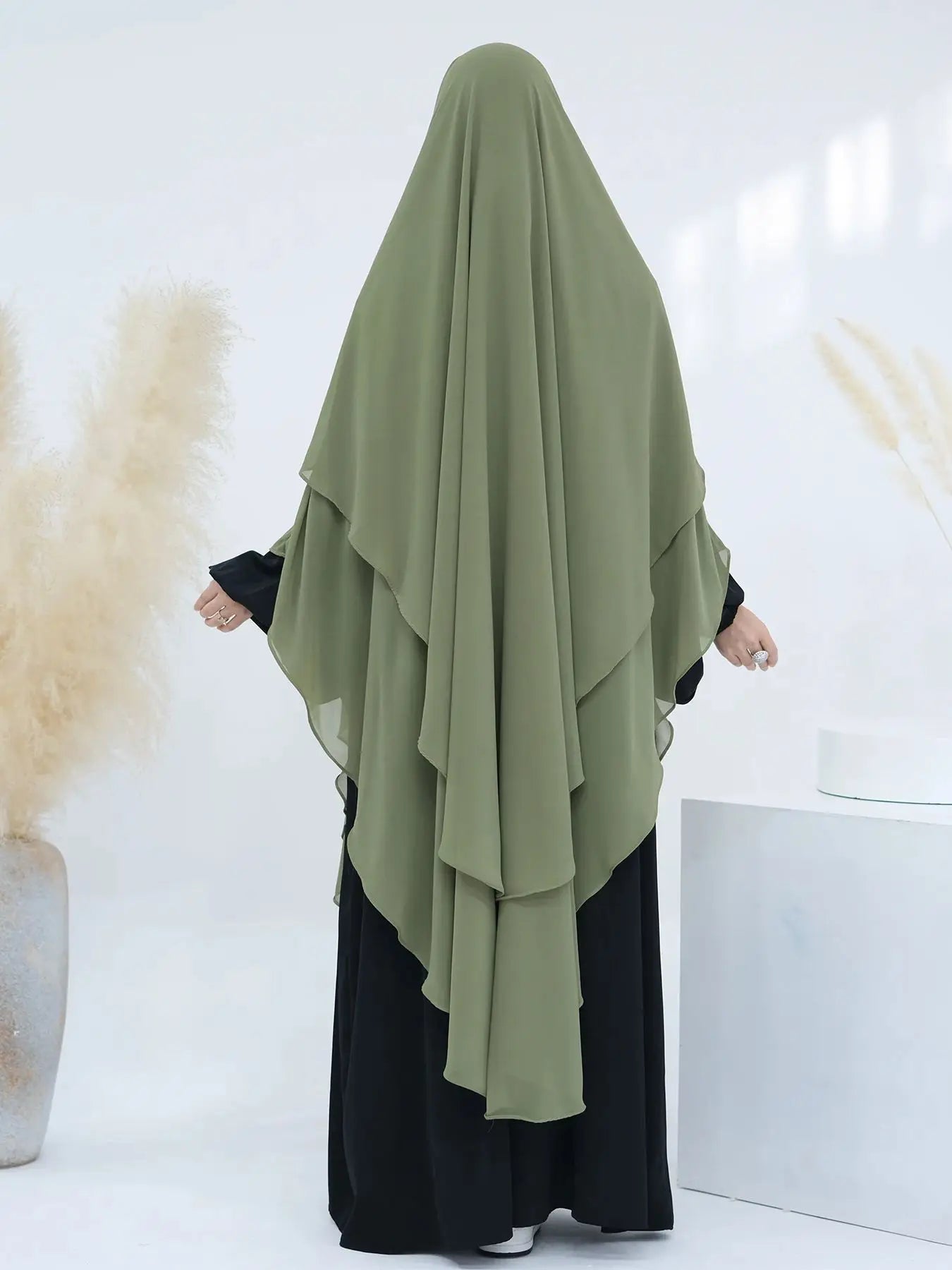 Khimar Niqab Kopftuch Abaya Damen Islam Muslim Hijab Gebetskleidung Abayas für Frauen Kebaya