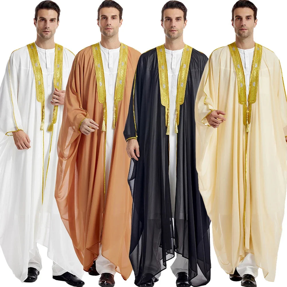 Abaya Männer Herren Muslim Abaya Islamische Kleidung Abaya Mode
