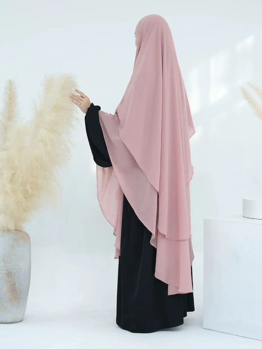 Khimar Niqab Kopftuch Abaya Damen Islam Muslim Hijab Gebetskleidung Abayas für Frauen Kebaya