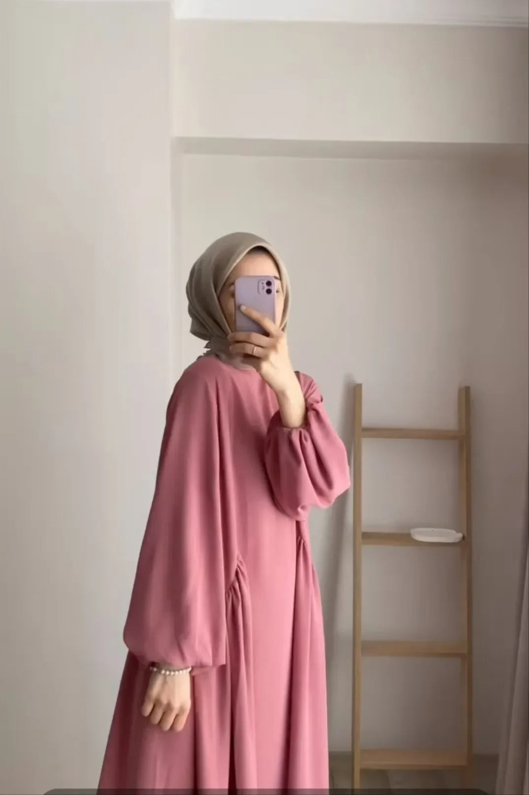 Abaya Lange Robe Abayas für Frauen Bescheidene Maxikleider Jalabiya Kaftan Islam Eid Muslim