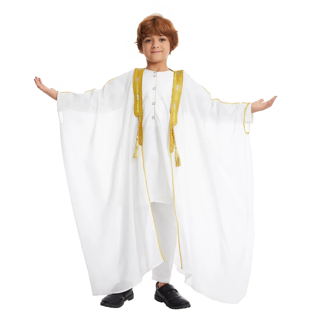 Abaya Muslimische Junge Kinder beten islamische Kleidung Teen Kleid New Fashion Classic