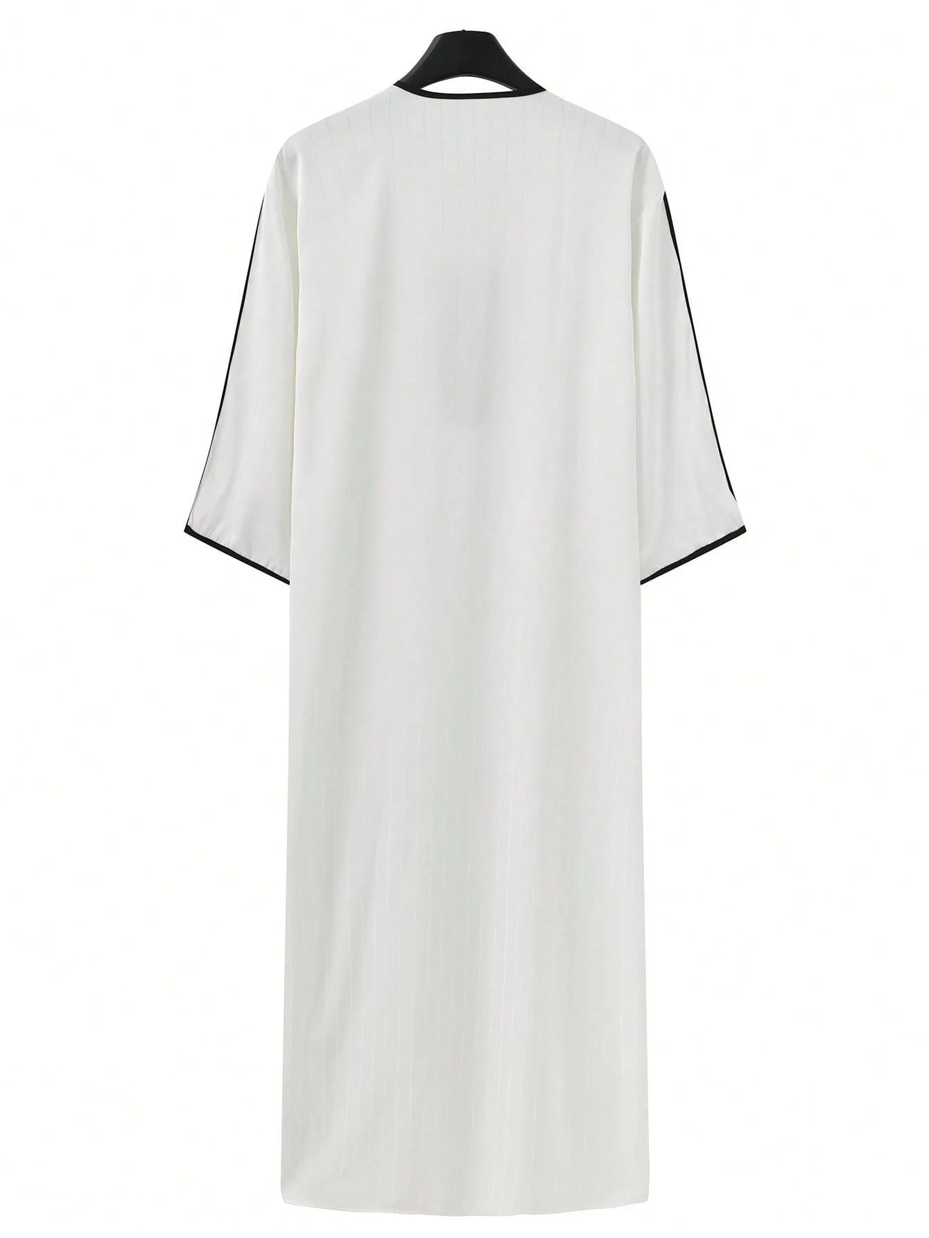 Abaya Handbestickter Islam Kaftan, muslimische Herrenkleidung, locker, atmungsaktiv, Djellaba, Abaya, Thobe, Sommerkaftan