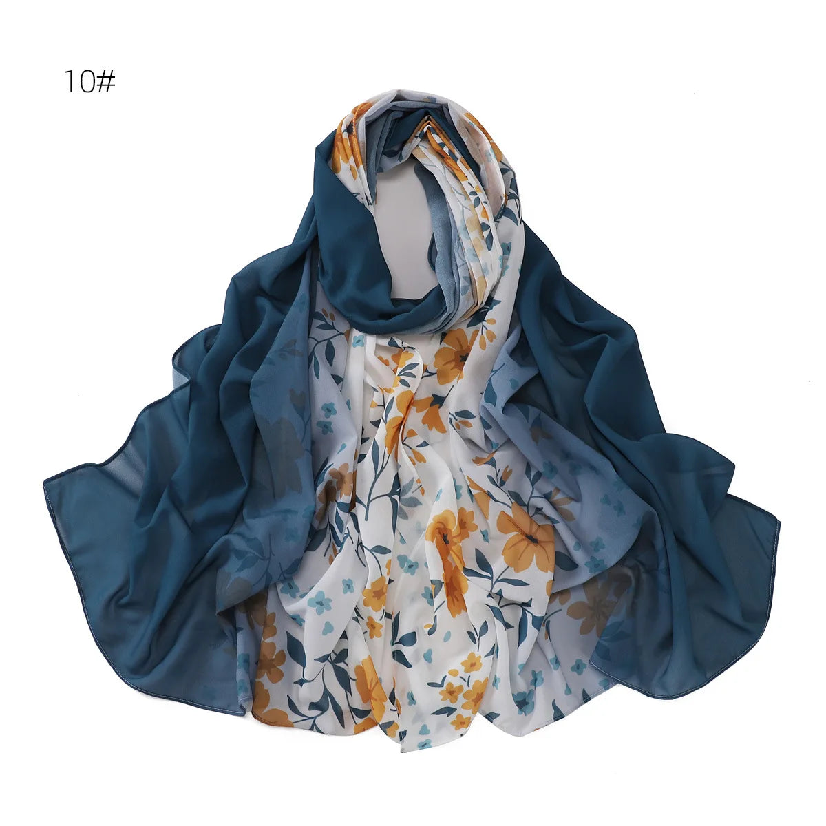 Muslimische Chiffon-Hijabs für Frauen, lange Kopfwickel, Hijabs, Schals, Khimar, Islam, Turban, Schleier, Jersey-Hijabs