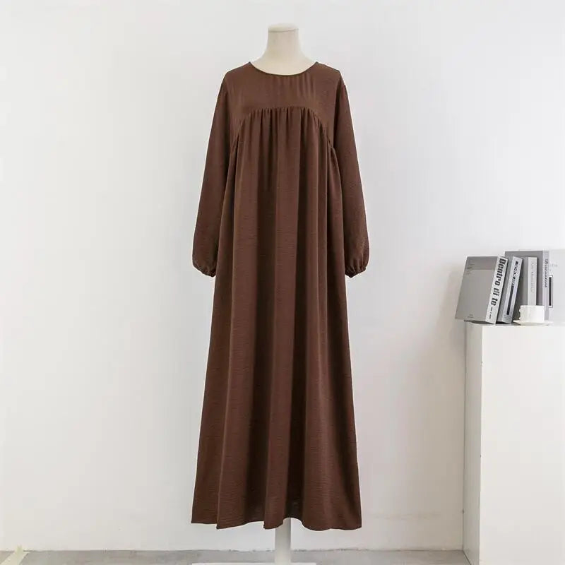 Abaya Muslimisch Kleid Frauen Robe Lang