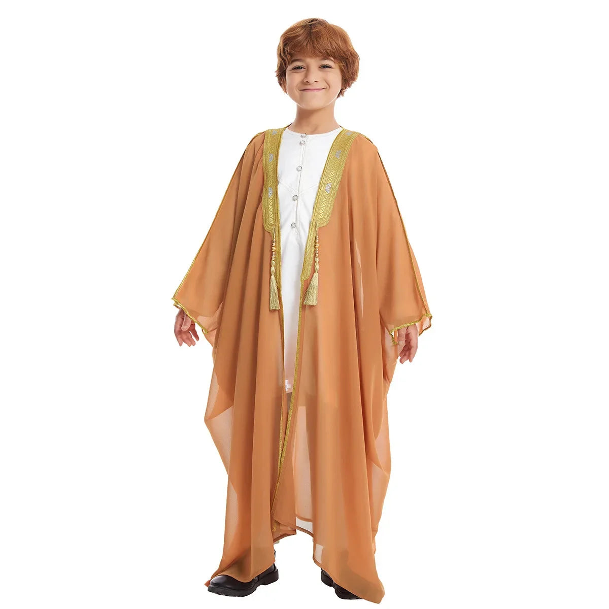 Abaya Muslimische Junge Kinder beten islamische Kleidung Teen Kleid New Fashion Classic