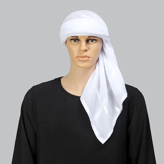 Keffiyeh, muslimisches Kopftuch, arabisches Halstuch für Männer, Turban, Kopfbedeckung, islamische traditionelle