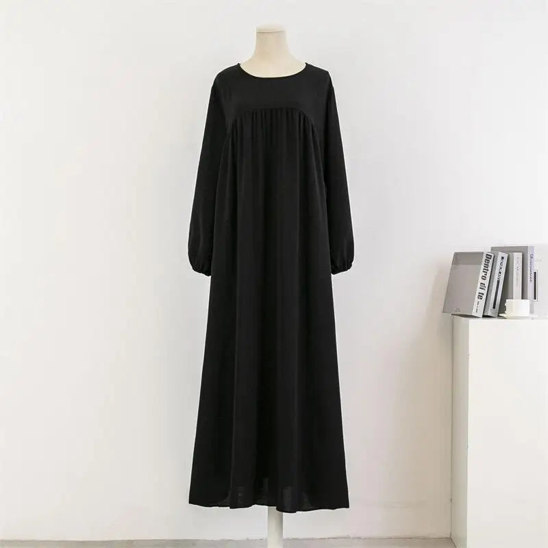 Abaya Muslimisch Kleid Frauen Robe Lang