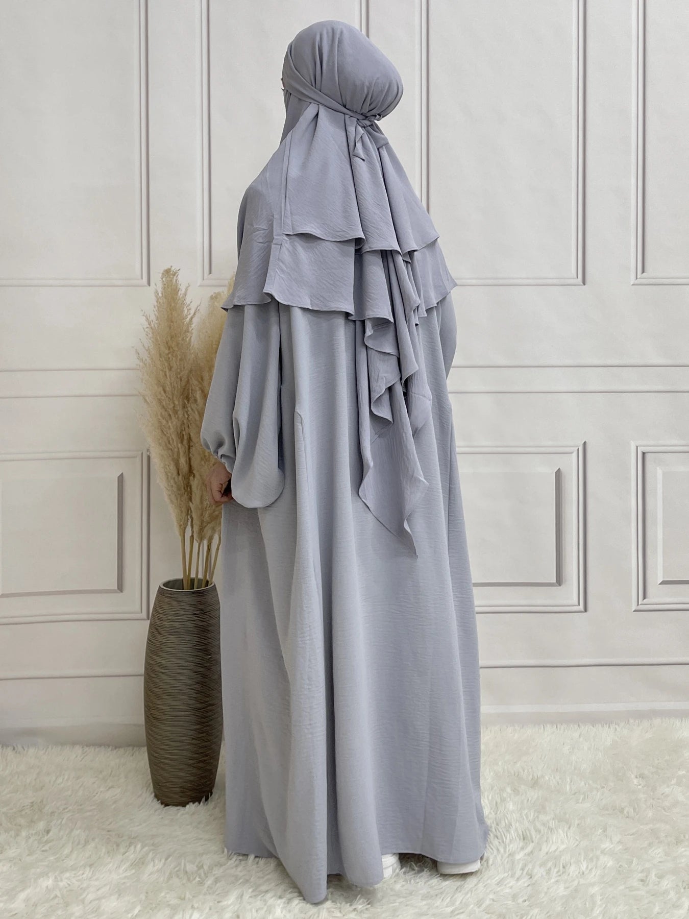 Zweilagiger Khimar für den täglichen Gebrauch, Damenschal, weicher Sommer