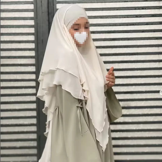 Khimar Muslimische Frau Abaya Islam Turban Robe Schal Hijab Ramadan Kleid Schleier Islam Kleidung Kopftuch