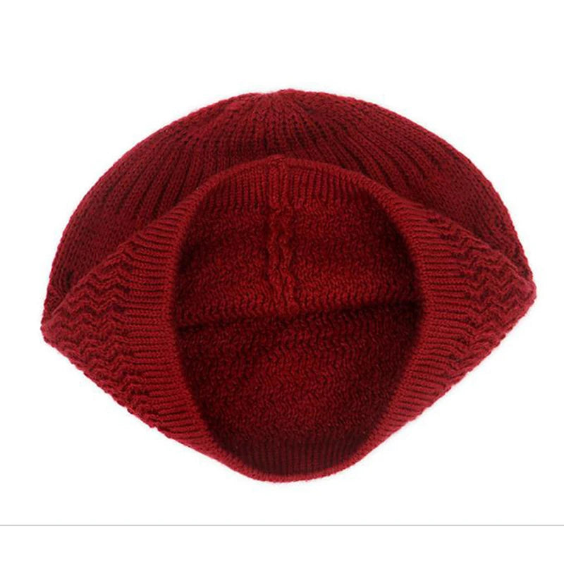 Gestrickte Muslimische Männer Gebetshüte Islamische Mütze Herren