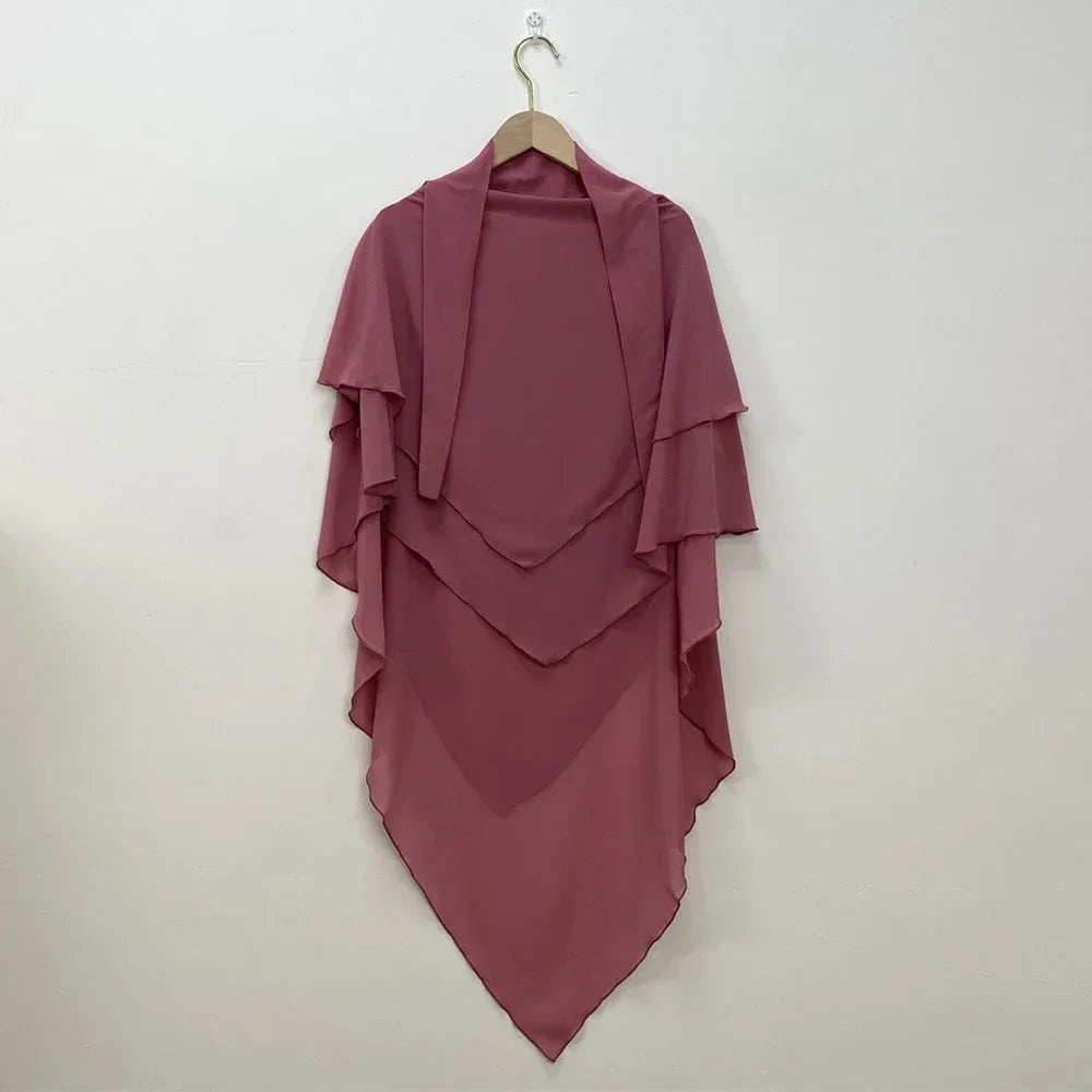 Khimar Muslimische Frau Abaya Islam Turban Robe Schal Hijab Ramadan Kleid Schleier Islam Kleidung Kopftuch